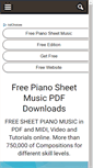 Mobile Screenshot of freesheetmusicpiano.com